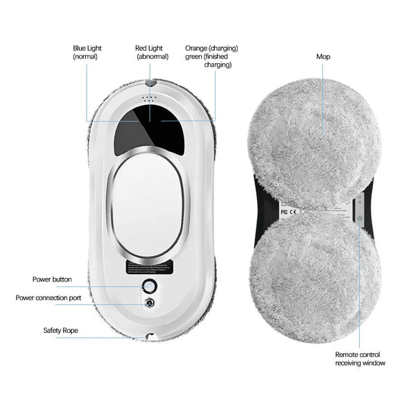 Intelligent window cleaning robot